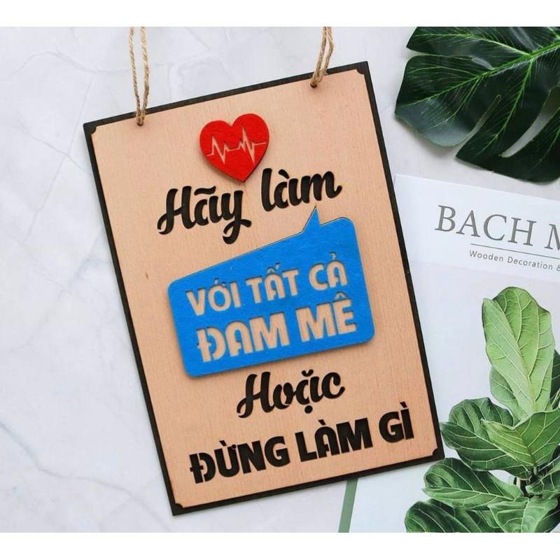 Bảng gỗ decor TRANH CỔ ĐỘNG trang trí nhà cửa Phòng làm việc