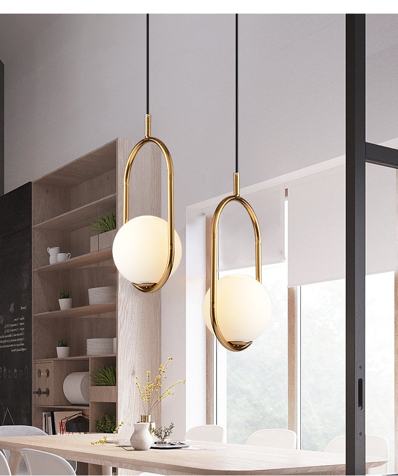 Combo 2 đèn thả trang trí LIZI độc đáo kèm bóng LED chuyên dụng