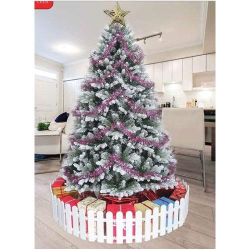 Cây thông noel PE phủ tuyết cao 1m5 - Cây tự động bung - Loại cây đẹp sang trọng
