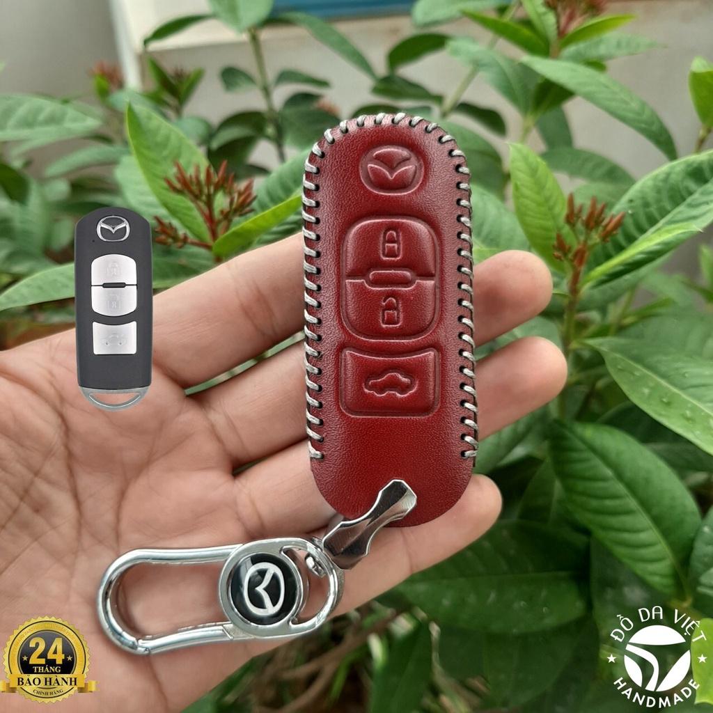 Bao Da Chìa Khóa Mazda 2,3,6,CX5 Bảo hành 2 năm Da bò 100%