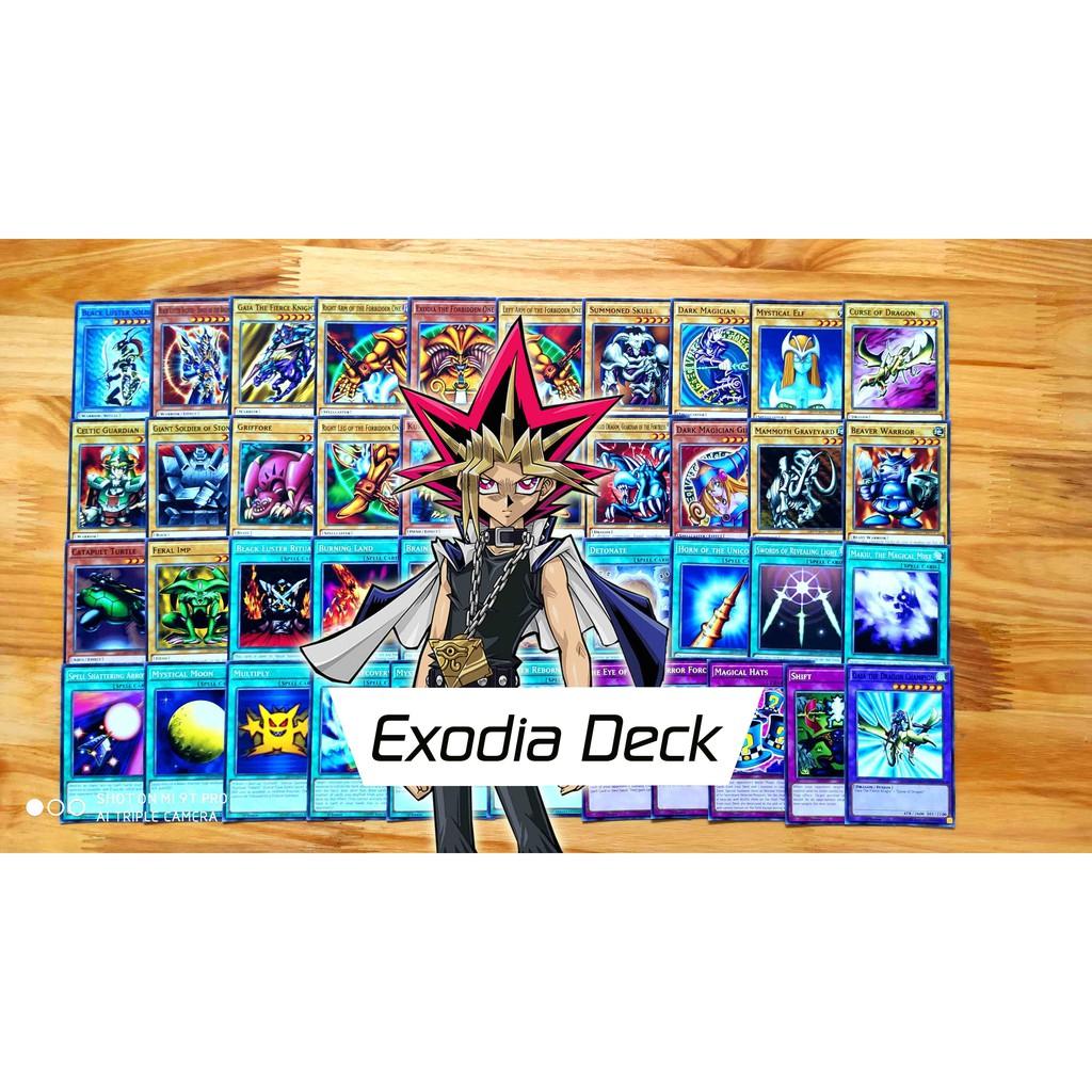 Bài Yugioh ️️ Thẻ bài Yugioh Exodia Legendary deck 42 lá