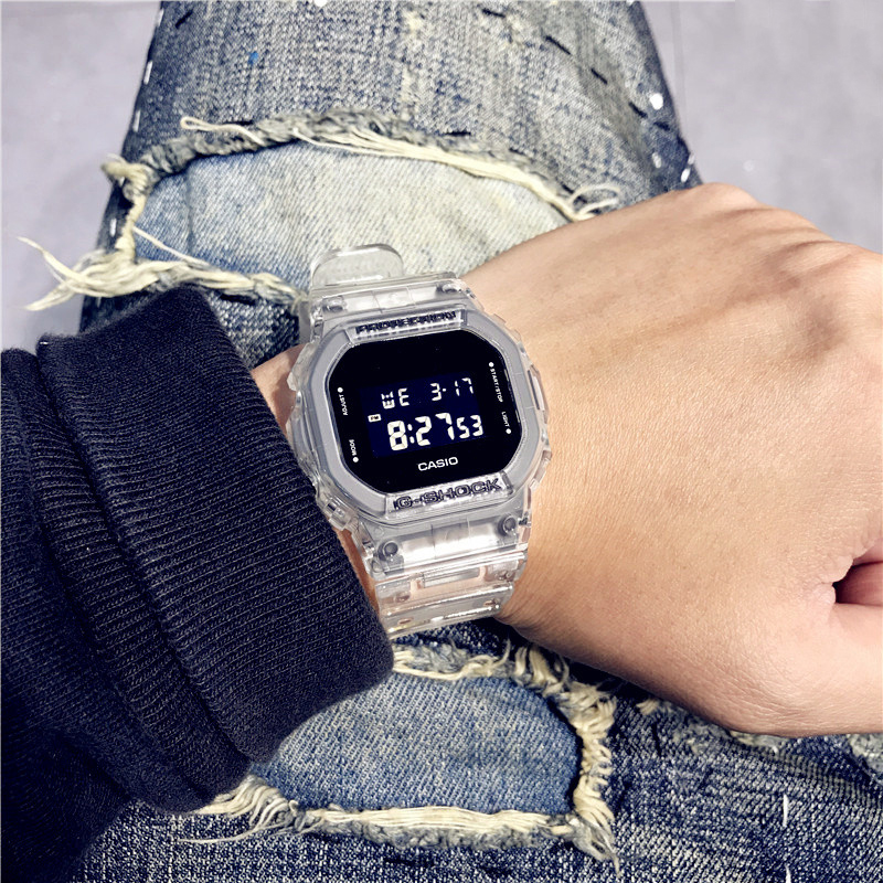 Đồng hồ nam dây nhựa Casio G-Shock chính hãng DW-5600SKE-7DR