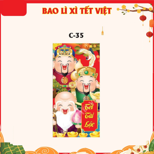 Bao Lì Xì 2023 Set 10 cái - C35