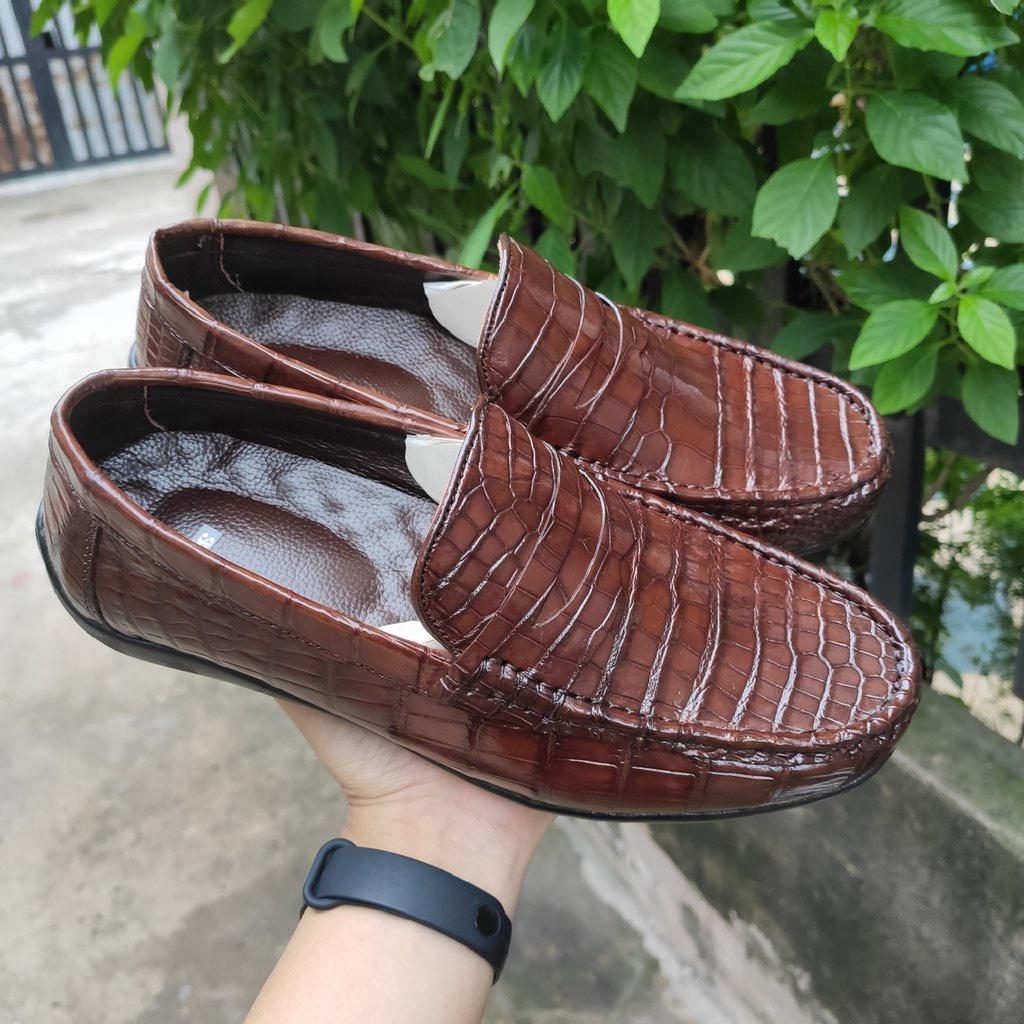 Giày Nam GL3N. Da bụng cá sấu đẹp thanh lịch!