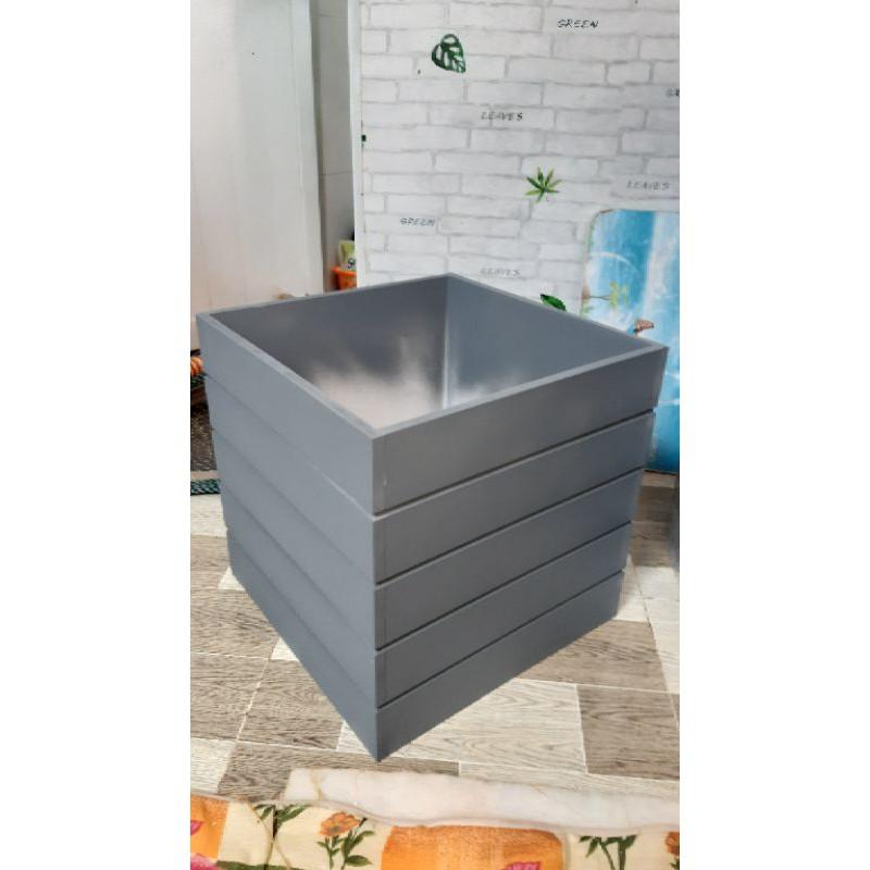 Chậu nhựa composite siêu bền vuông 40x40x40