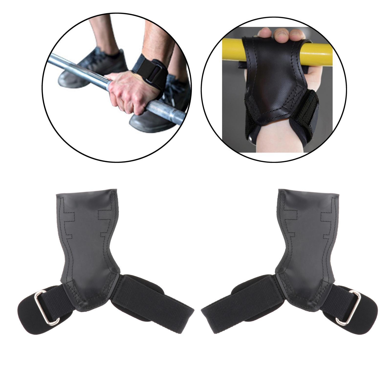 Weight Lifting Grips Wrist Support Gloves for Gym Fitness