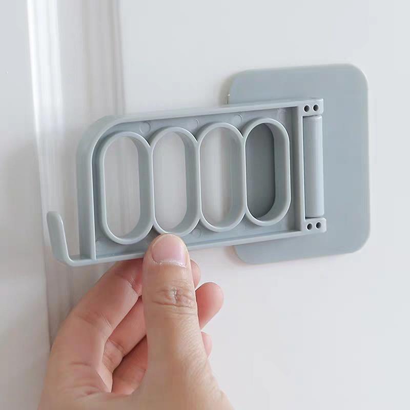 MÓC DÁN TƯỜNG NHỰA ABS 4 Ô TIỆN DỤNG KHÔNG CẦN KHOAN LỖ , ĐỤC TƯỜNG GIÚP KHÔNG GIAN THÊM GỌN GÀNG BỀN ĐẸP