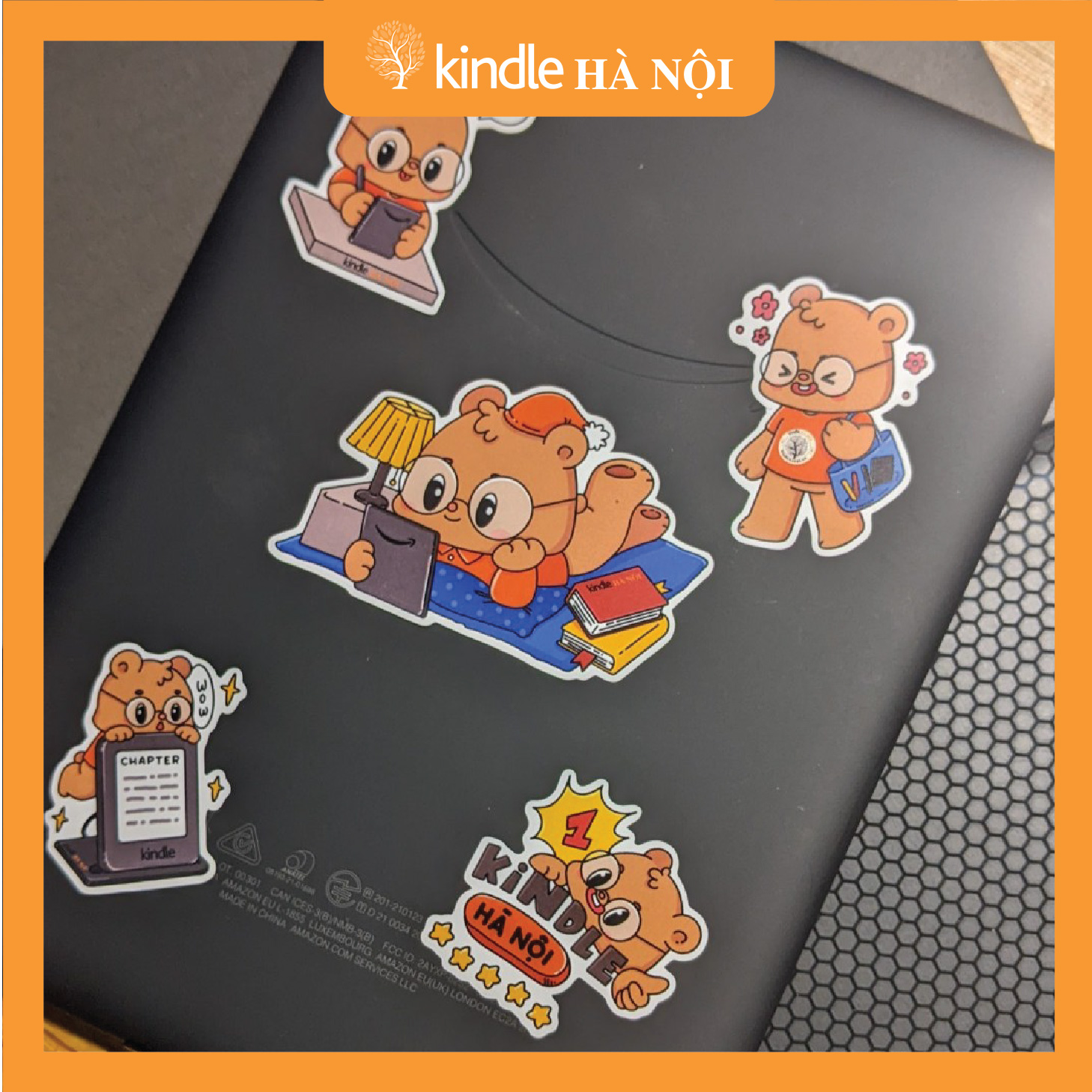 STICKER GẤU SIU CUTE THIẾT KẾ 