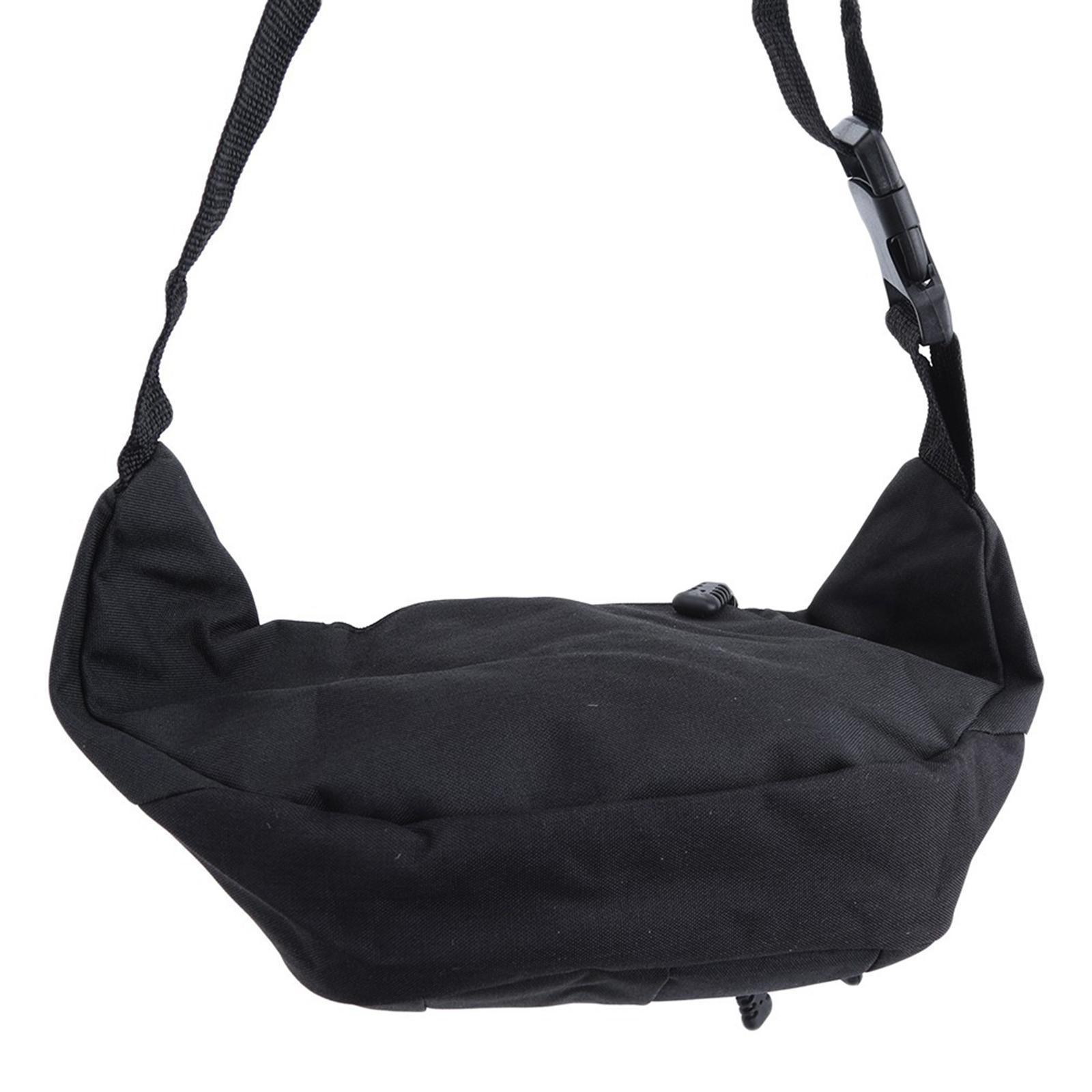 Fanny Pack for Men Women Shoulder Bag Fashion Waist for Camping Black