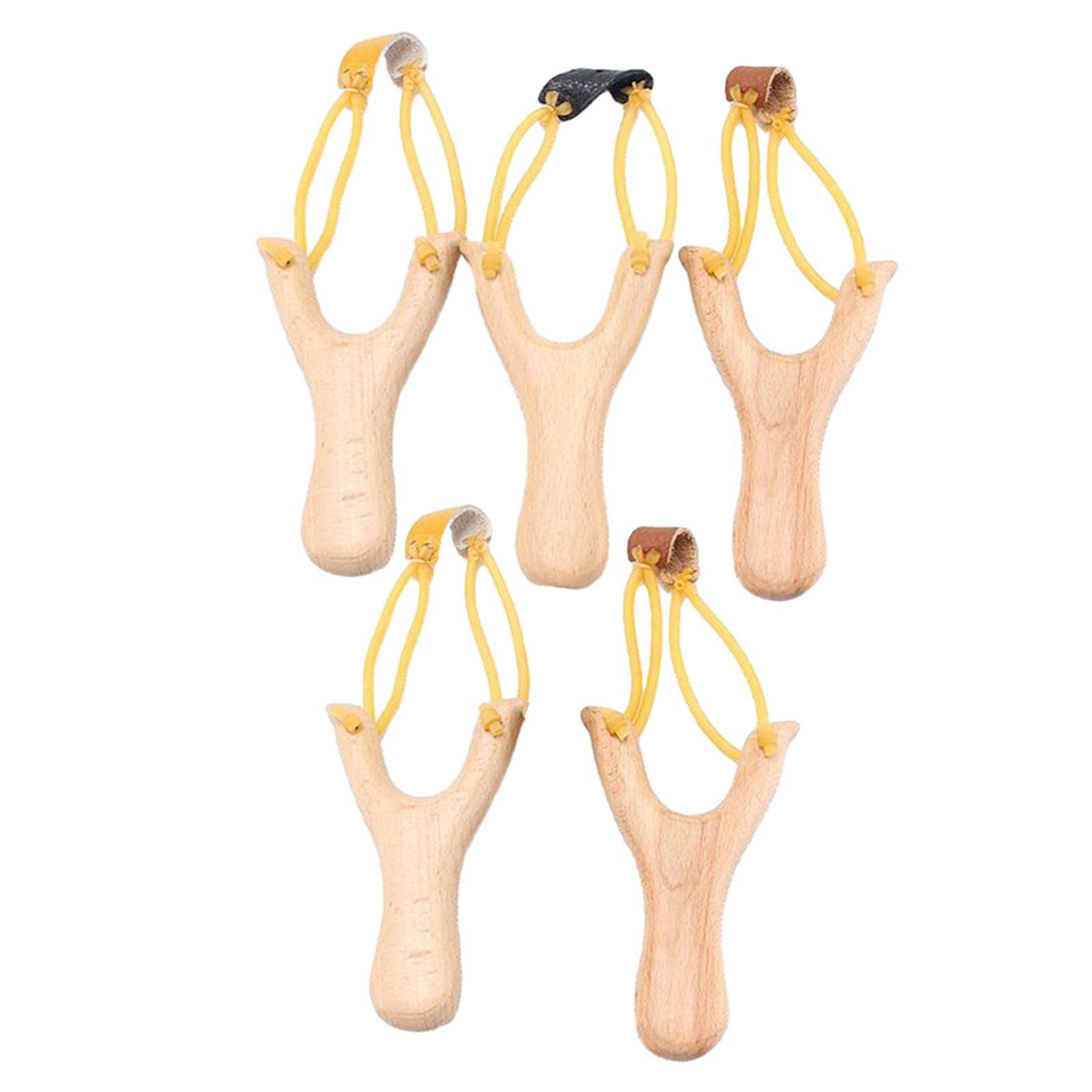 5 Pieces Wooden Lightweight for Entertainment Game Hiking