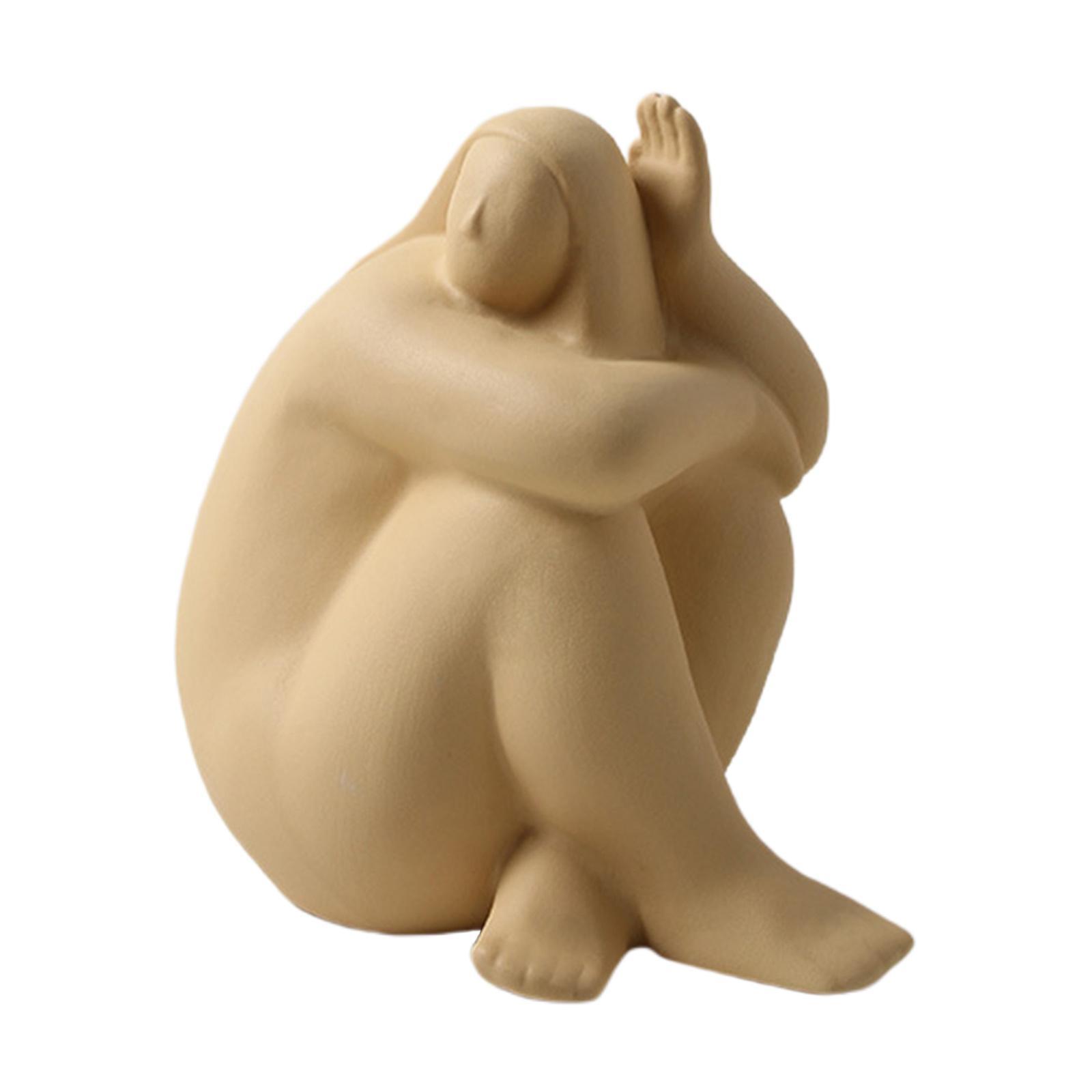 Art Figure Statue Abstract Character Figurine for Tabletop Office Decor