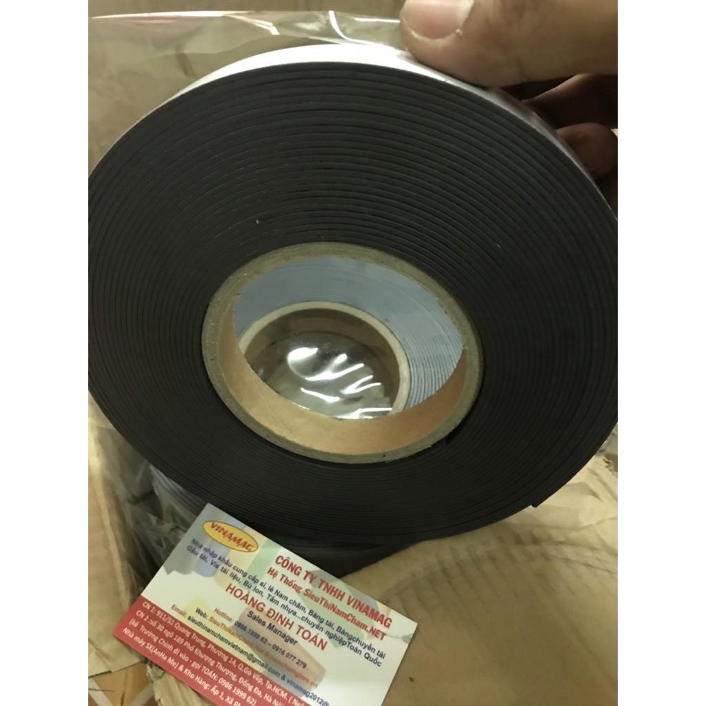 Nam châm băng dính 25x1.7x10.000mm