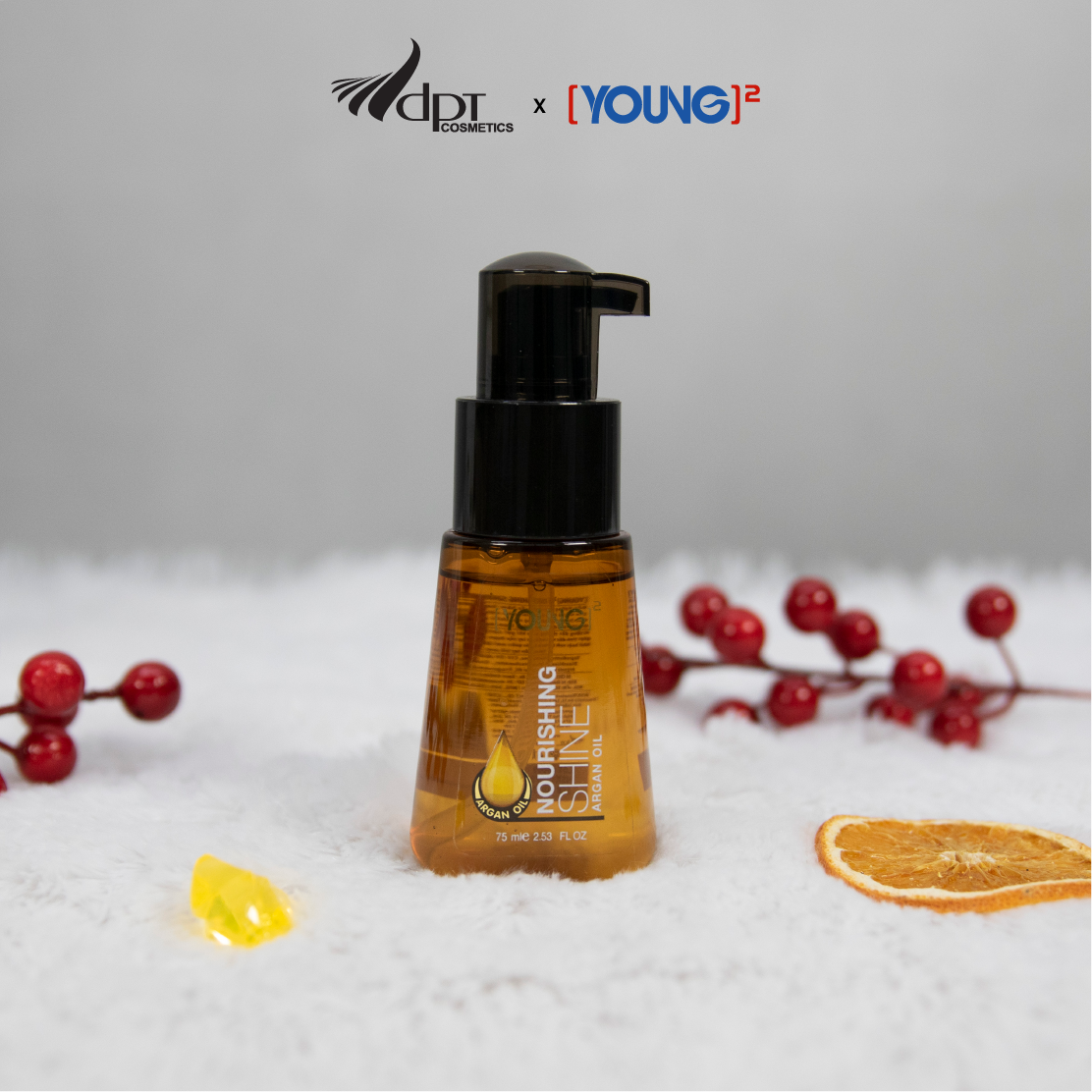 Dầu dưỡng tóc YOUNG giúp tóc vào nếp và bóng mượt 75ml