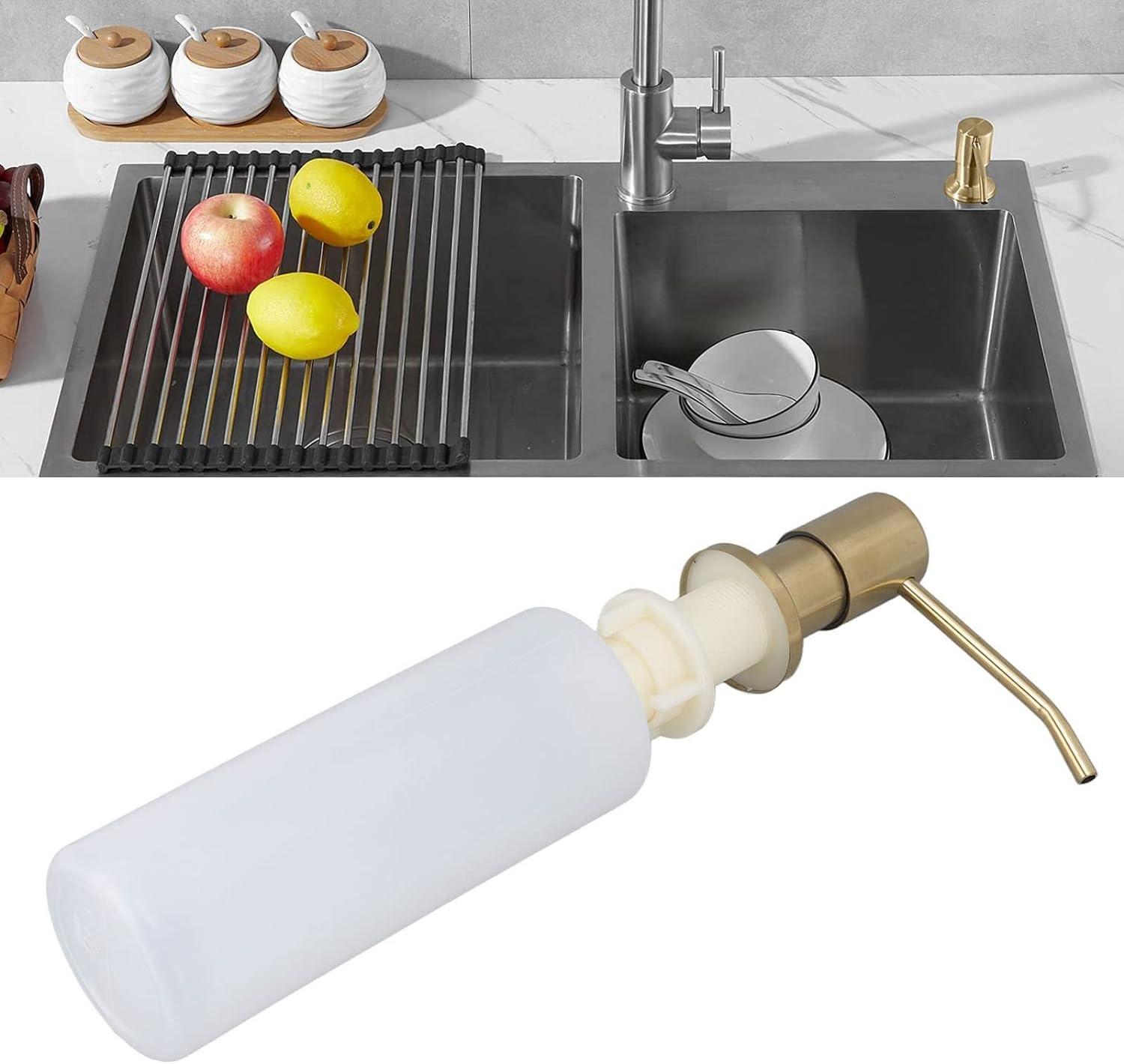 Nhà phân phối xà phòng bồn rửa nhà bếp 300ml, thiết bị phân phối xà phòng 360 ° 360 ° cho bồn rửa nhà bếp cho bồn rửa nhà bếp