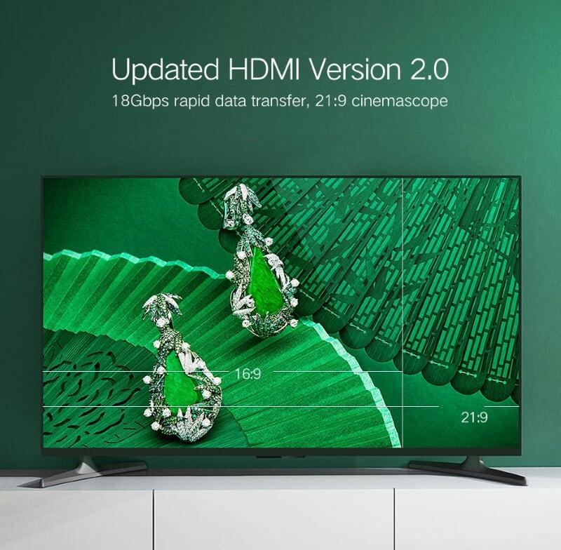 Ugreen UG30194HD116TK 8M màu Đen Cáp tín hiệu HDMI chuẩn 1.4 hỗ trợ phân giải 4K * 2K - HÀNG CHÍNH HÃNG