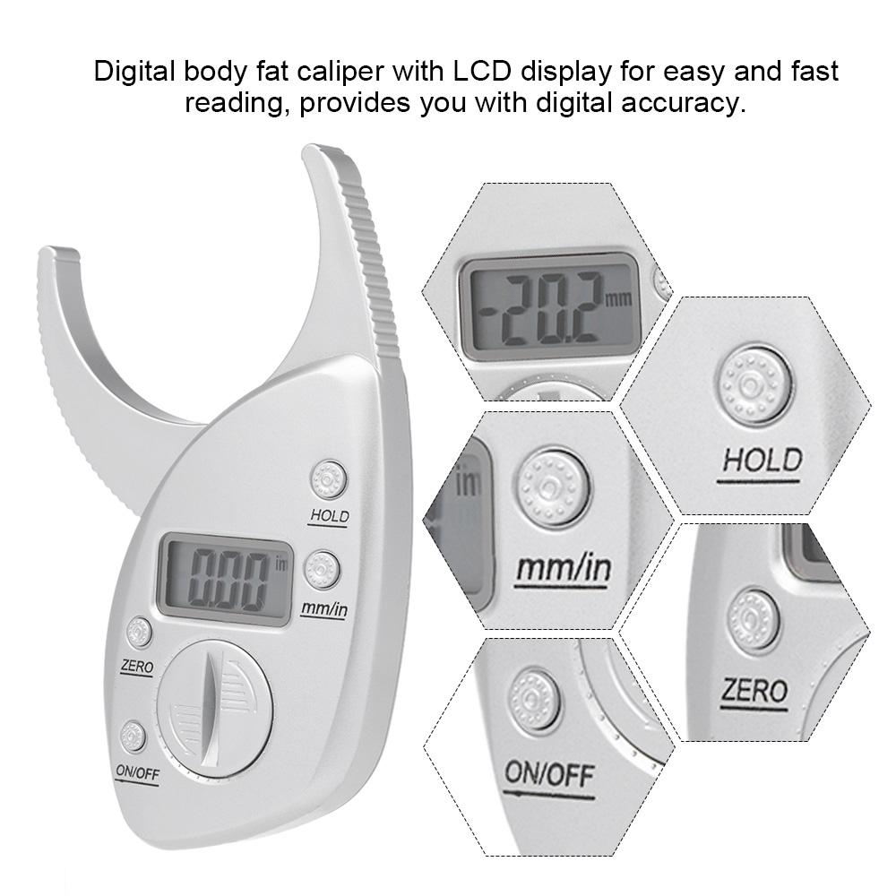 Máy đo lượng mỡ cơ thể màn hình kỹ thuật số LCD