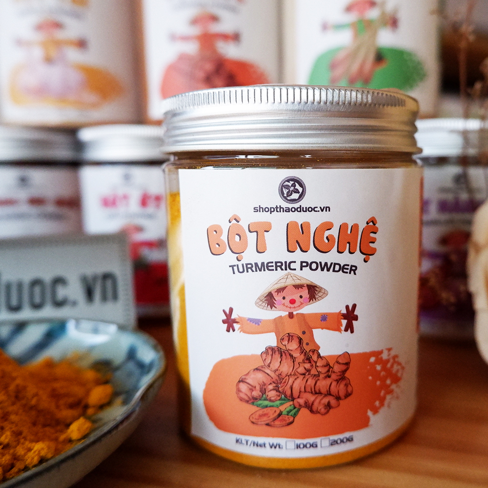 Bột Nghệ Sấy Lạnh Shopthaoduoc 100g - Bột Nghệ Vàng Nguyên Chất 100%