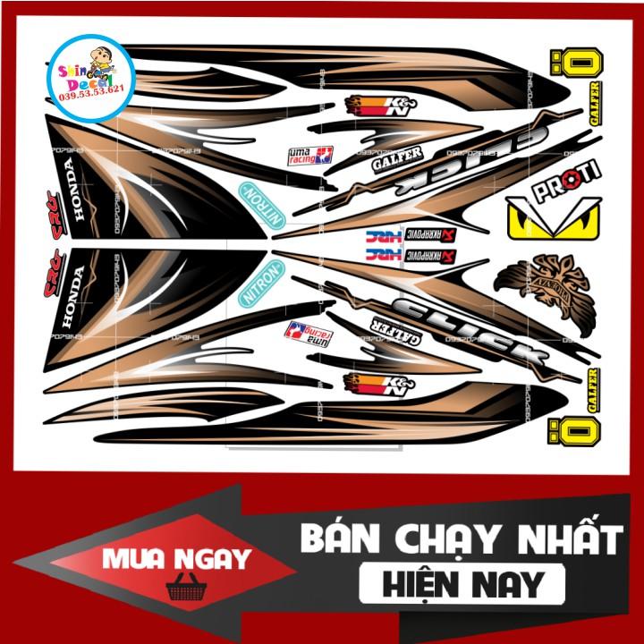 Tem rời click 110 đen vàng đồng