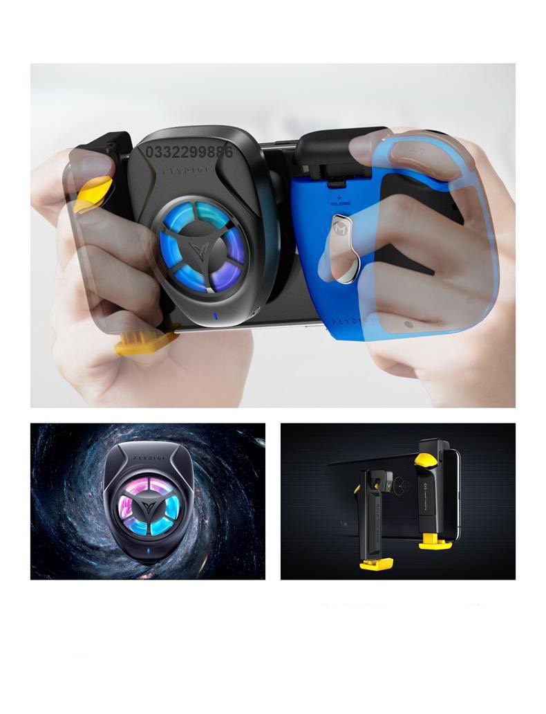 Combo Tay Cầm Chơi Game Flydigi WASP 2 PRO + Găng tay Feelers 2 Chơi Game PUBG , ROS, Free Fire Và Các Game FPS, Chơi Game Trên IOS Và Androi Không Sợ Band Acc - Hàng Nhập Khẩu