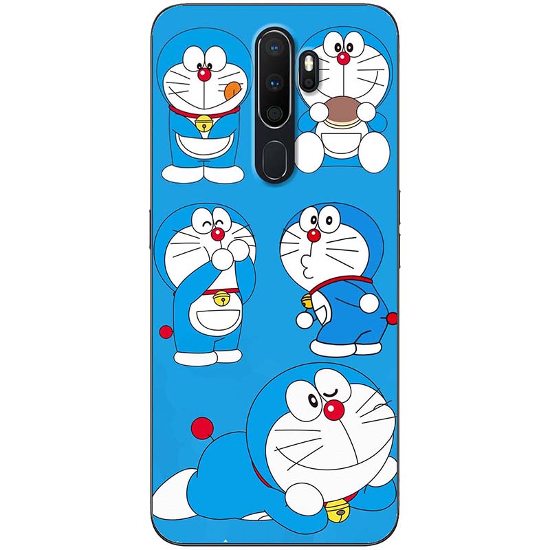 Ốp lưng dành cho Oppo A9  mẫu Doraemon ham ăn