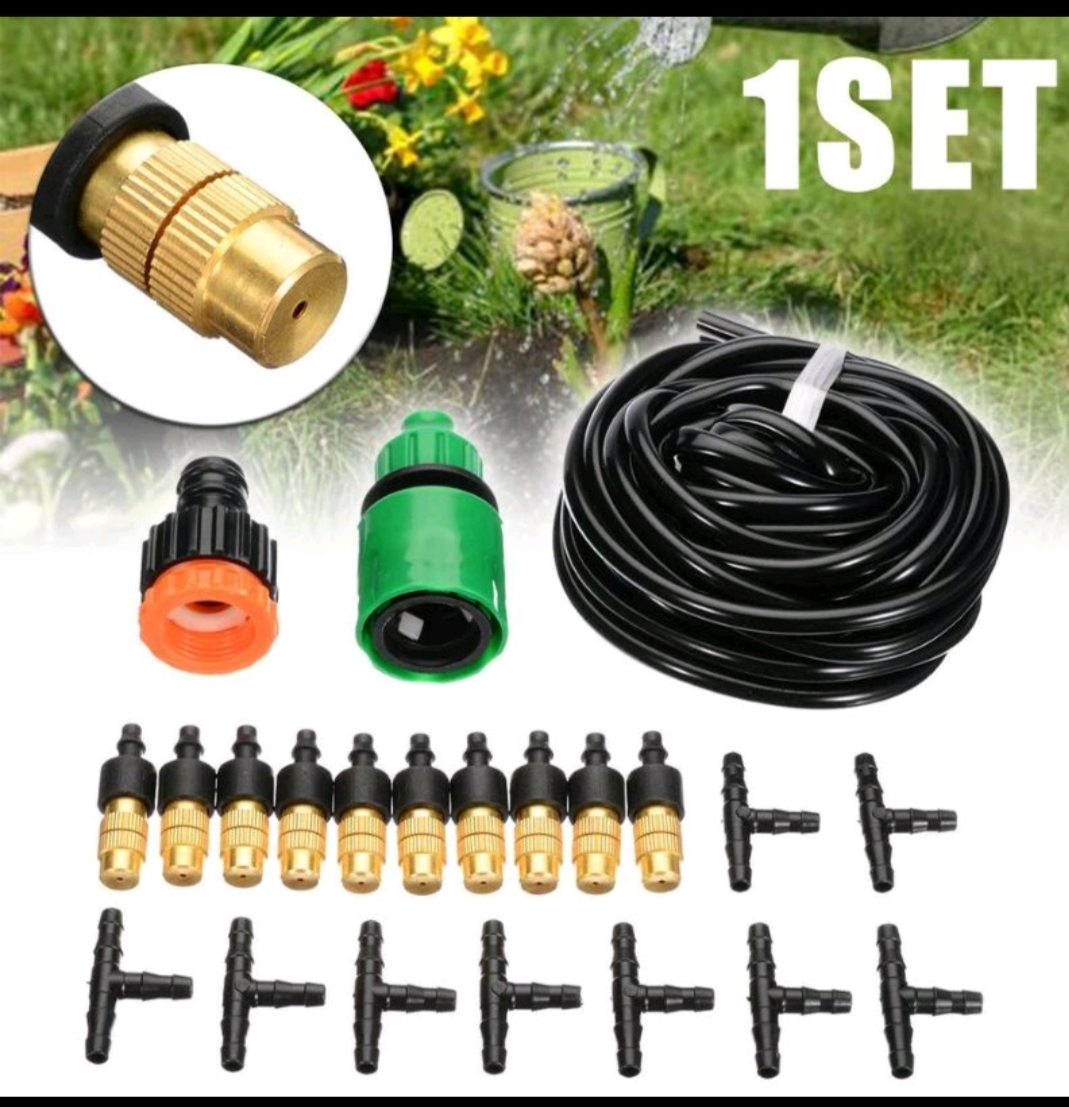 Bộ kit phun sương tưới cây béc bằng đồng cho lan, kiểu khiểng