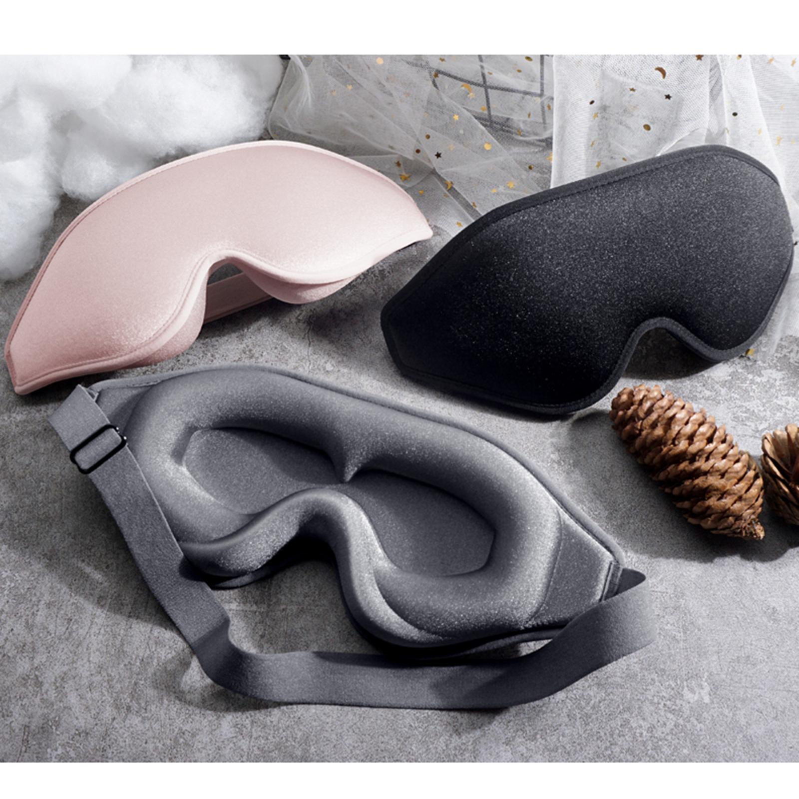 Sleeping Eye Mask Light Blocking Sleep Masks 3D Contoured Cup Sleep Mask for Women Men Skin-Friendly Breathable Blindfold