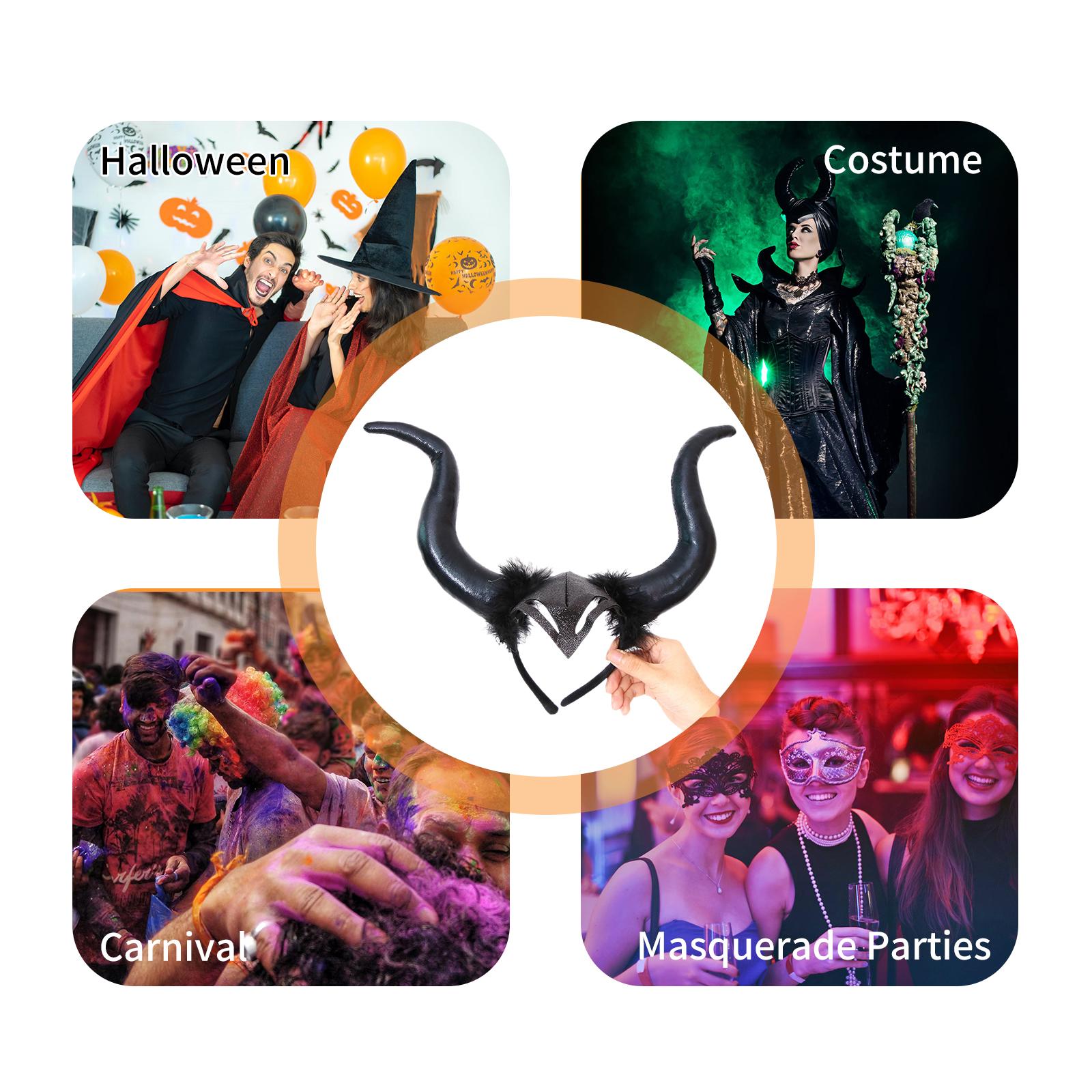 Băng Đô Sừng Ác Ma Hóa Trang Halloween