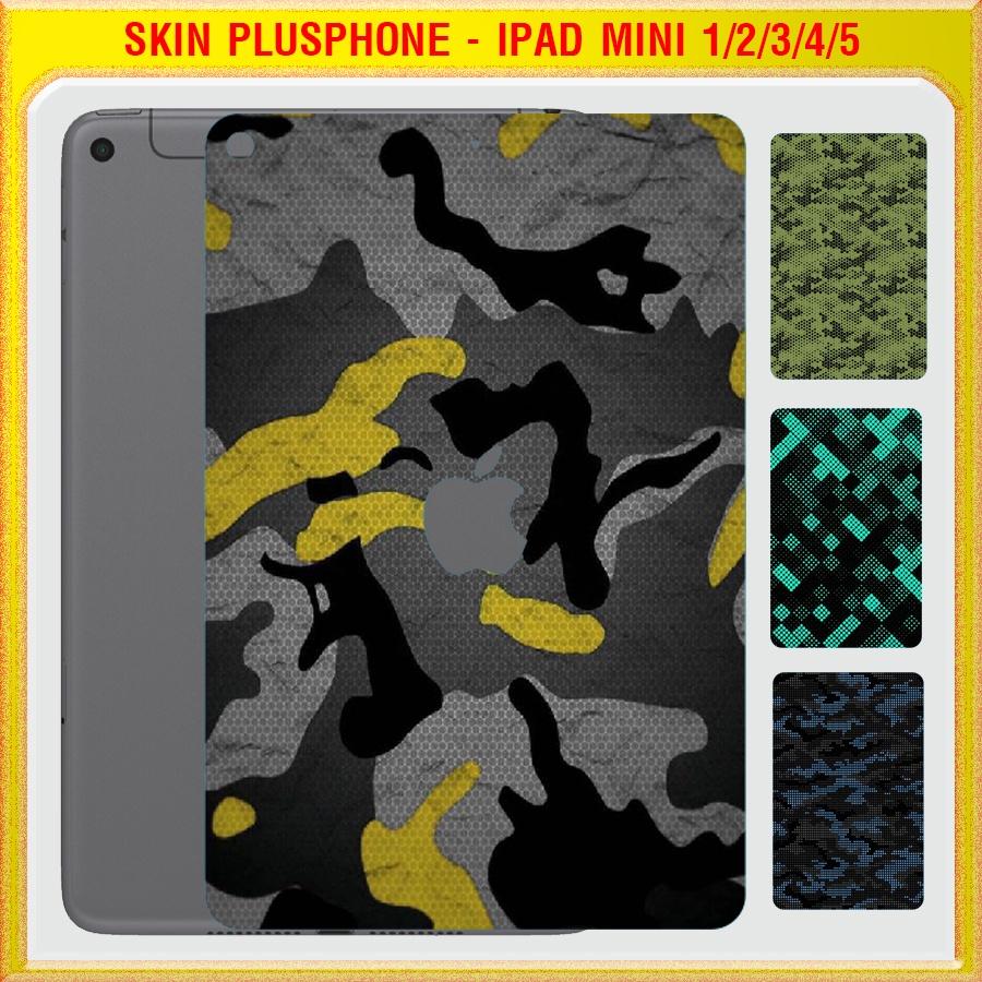 Dán Skin cho mặt sau iPad Mini 1, 2, 3, 4, 5 (7.9 inch) màu matrix camo