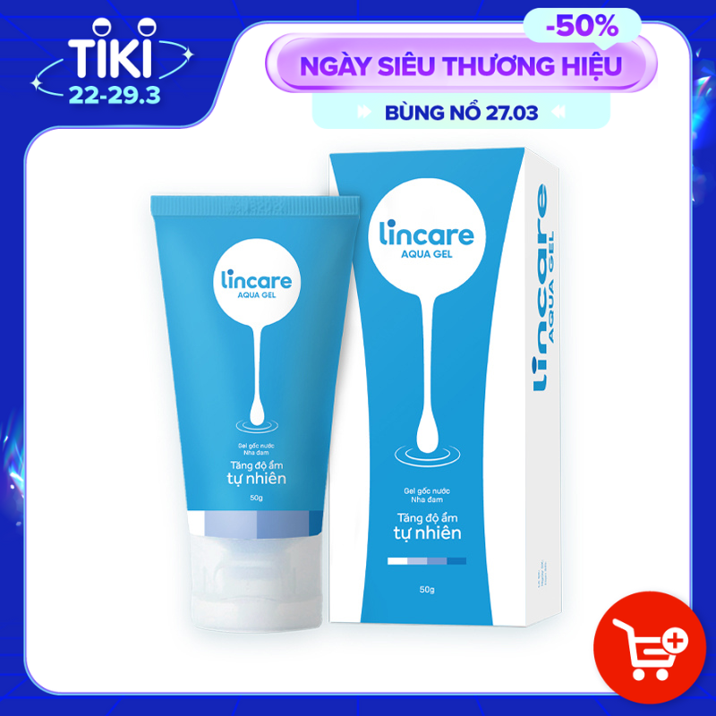 Gel bôi trơn Lincare Aqua Gel 50ml