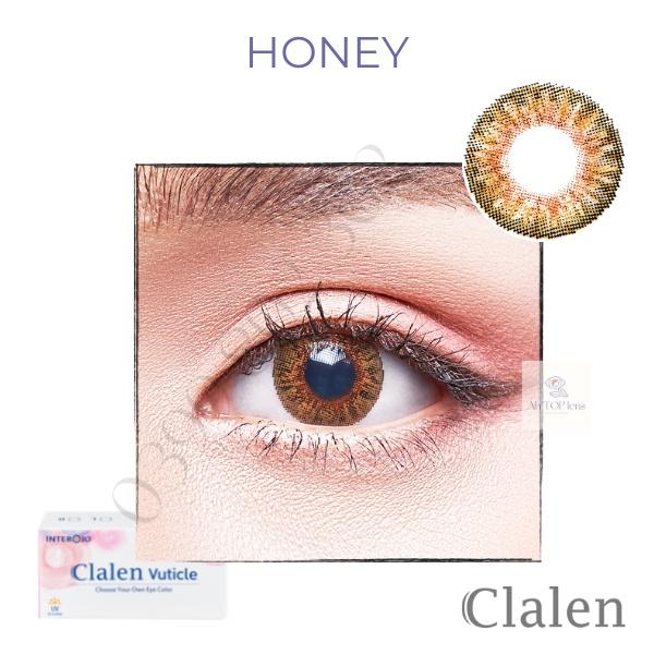 Lens màu nâu Clalen Vuticle cho đôi mắt tự nhiên và rạng rỡ