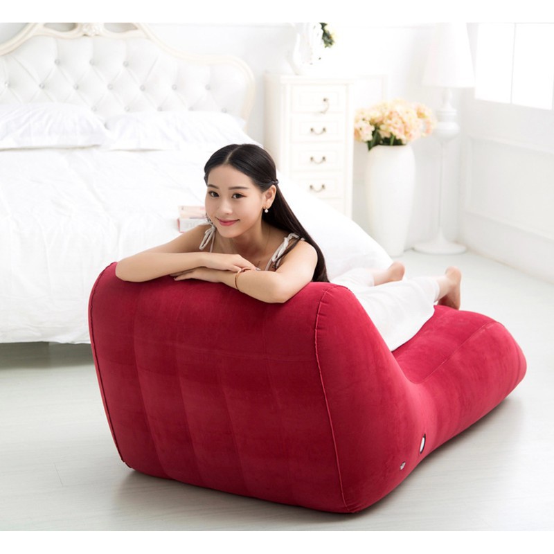 Ghế bơm hơi tình yêu chữ S Lazy Sofa