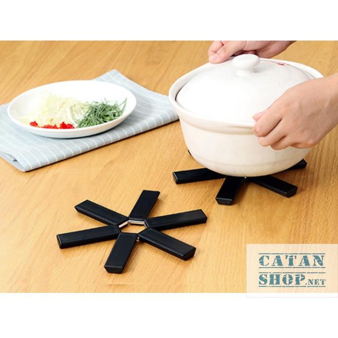 Đế lót nồi cách nhiệt gấp gọn, đế bằng nhựa chống nóng chống trơn trượt, sản phẩm tiện dụng cho bếp nhà bạn GD227-DeLNGG
