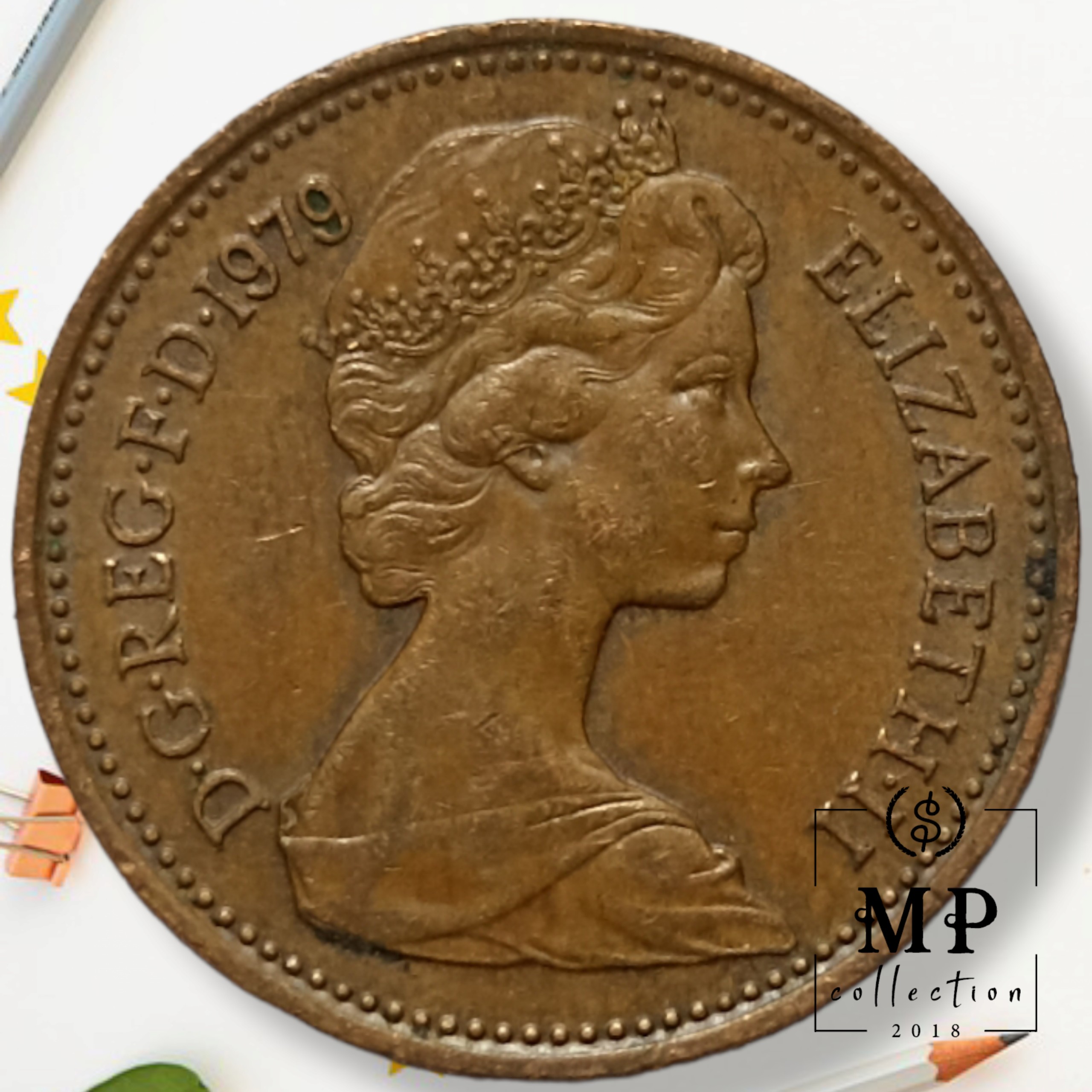 Đồng xu United Kingdom 1 New Penny 1971-1981