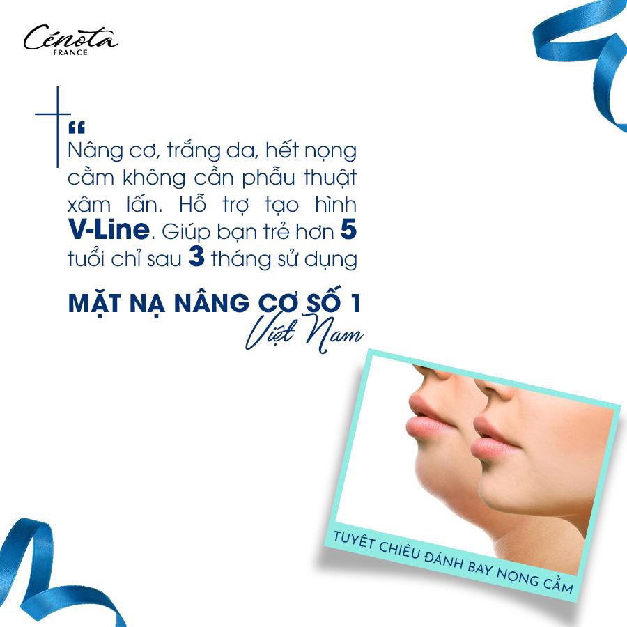 Mặt nạ trắng da Nâng cơ Tạo hình Vline Cenota Whitening Beauty Mask