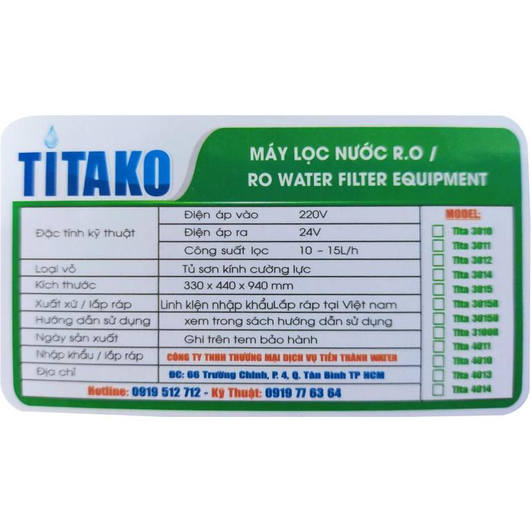 Máy Lọc Nước TITAKO UF 8 Cấp Lọc