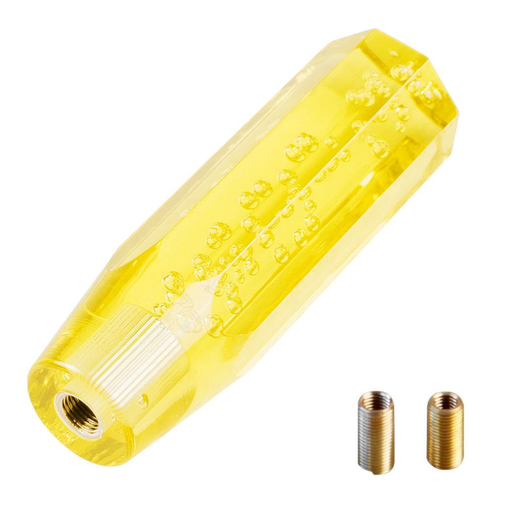 Octagon Air Bubble Gear Shift Knob Transparent Shift Knob Manual Fitment