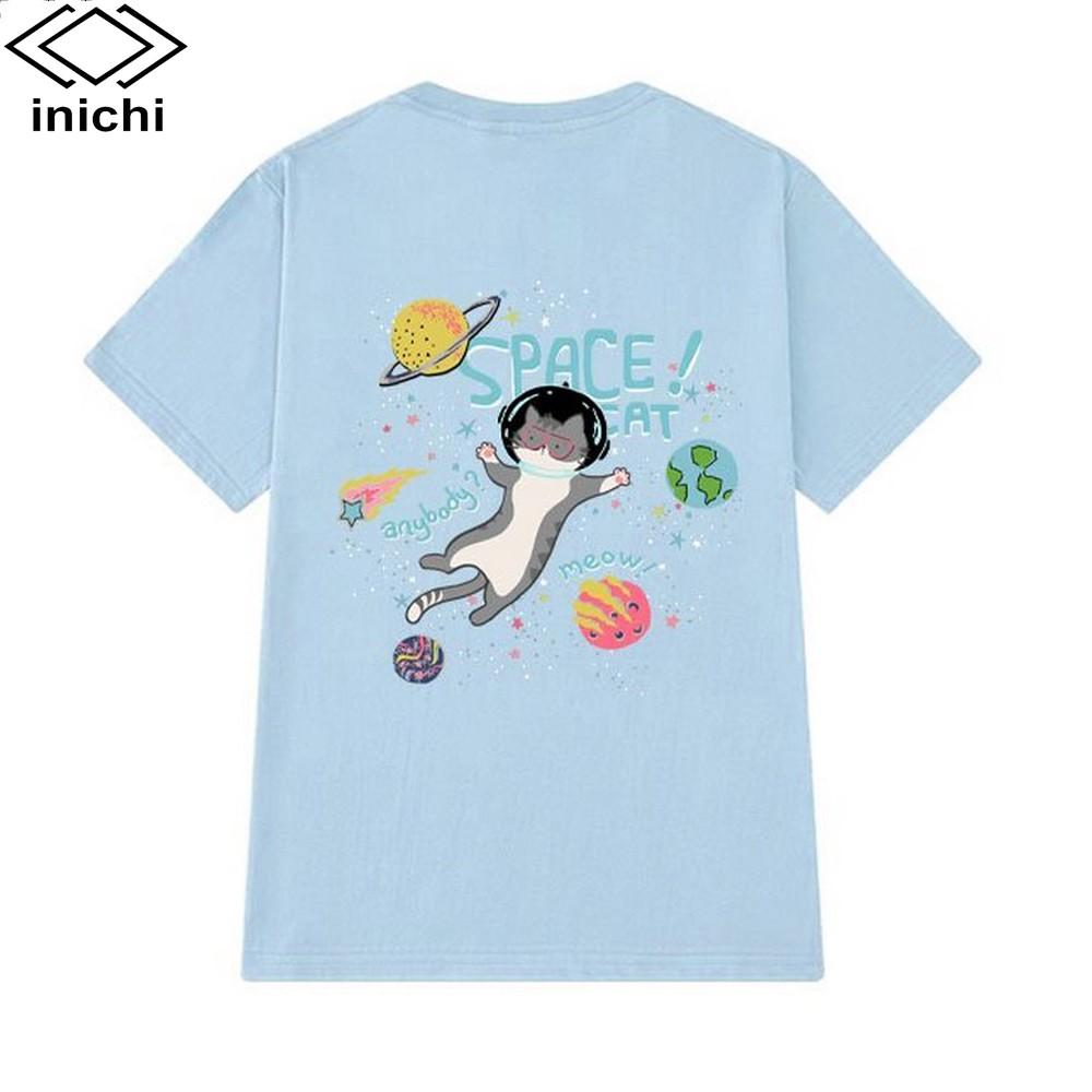 Áo thun unisex INICHI SPACE WHITE 4 màu I32