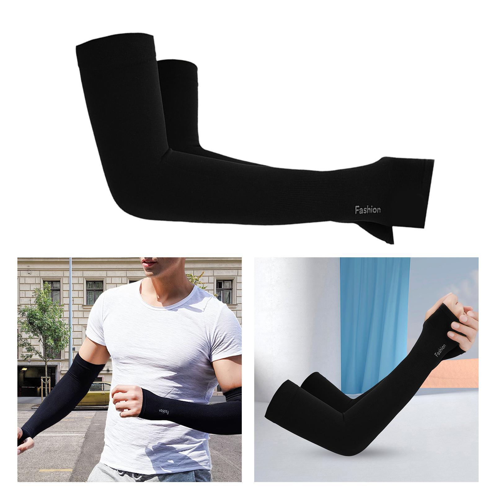 2Pairs Cooling Sports Sun Block Compression Arms Cover