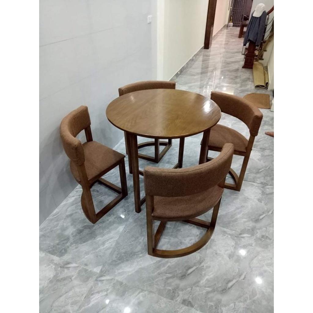 Bộ bàn ăn tròn Tiết Kiệm Diện Tích cao cấp . KT 80cm- cao LH: 0981.266.471