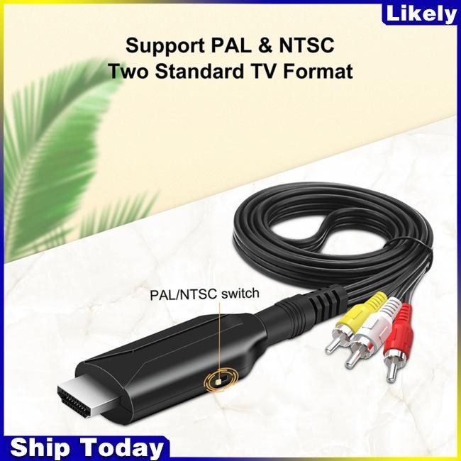 Bộ Chuyển Đổi Hdmi Sang Rca Av Hd Video Cho Hdtv Vhs Vcr Dvd