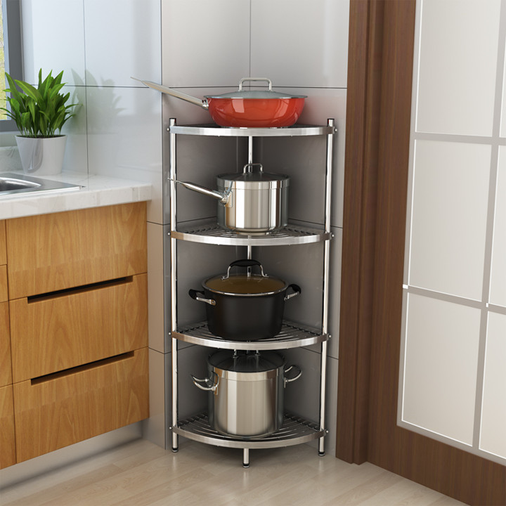 Kệ bếp tam giác INOX304 Mua Một Lần Dùng Cả Đời