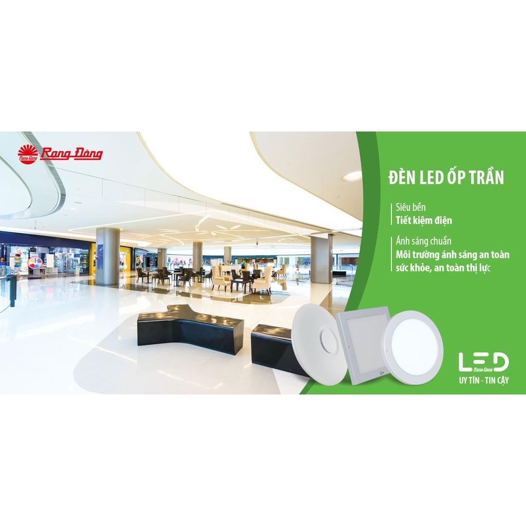 Đèn LED ốp trần mỏng vuông 18W Rạng Đông D LN10L 22x22/18W