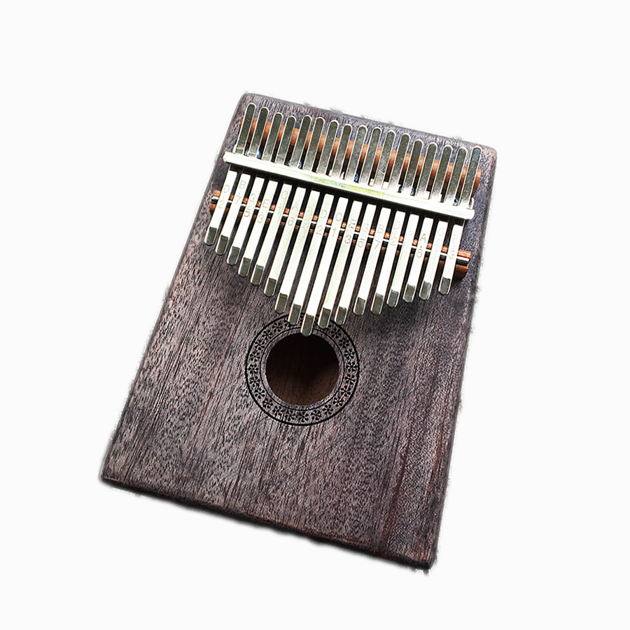 Đàn Kalimba Woim cao cấp 17 phím, Thumb Piano 17 keys - Gỗ màu trà