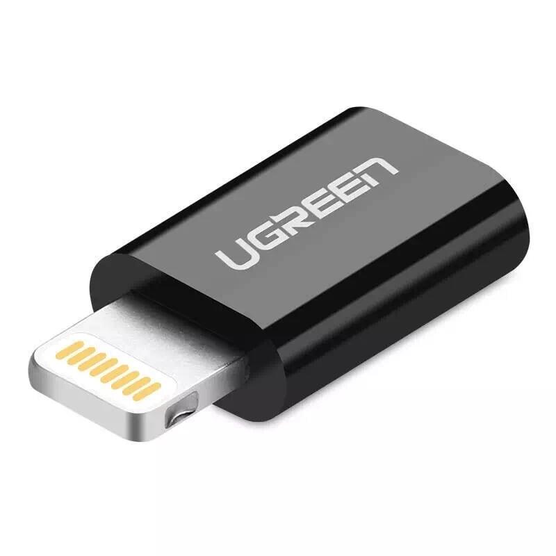 Ugreen 20746 Màu Đen Đầu đổi dành cho iphone dương sang MicroUSB âm US164 - Hàng chính hãng