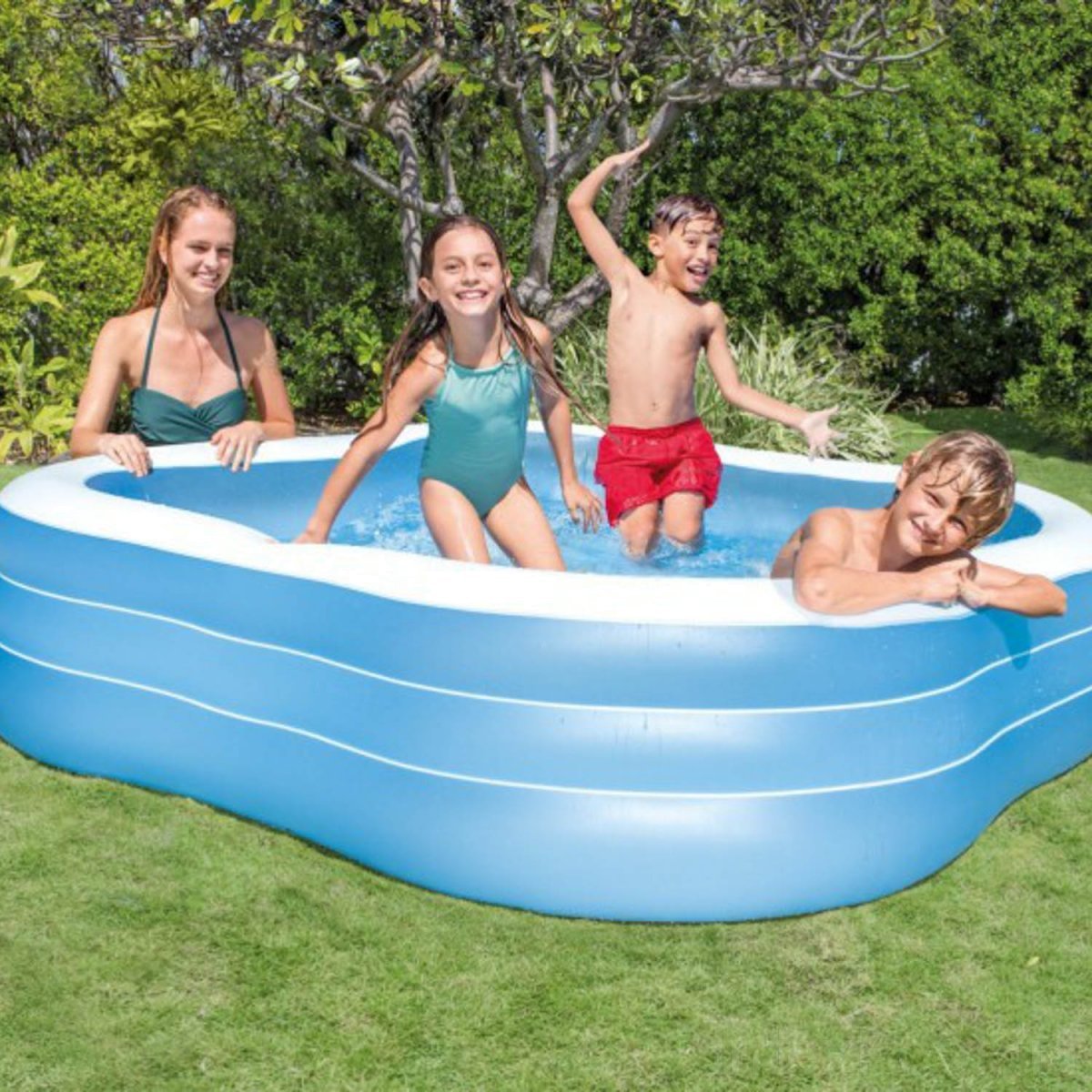 BỂ BƠI PHAO VUÔNG INTEX 57495