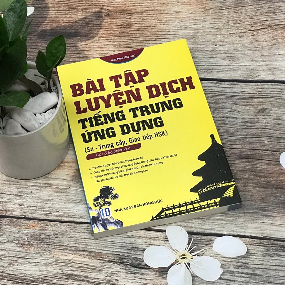 Sách - combo: Luyện thi HSK cấp tốc tập 2 (tương đương HSK 3+4 kèm CD) + Bài tập luyện dịch tiếng Trung ứng dụng (Sơ -Trung cấp, Giao tiếp HSK có mp3 nghe, có đáp án)+DVD tài liệu