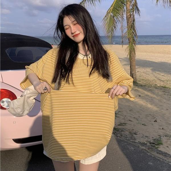 Striped Basic Tee - Áo Thun Sọc Form Rộng Oversize Summer Ulzzang
