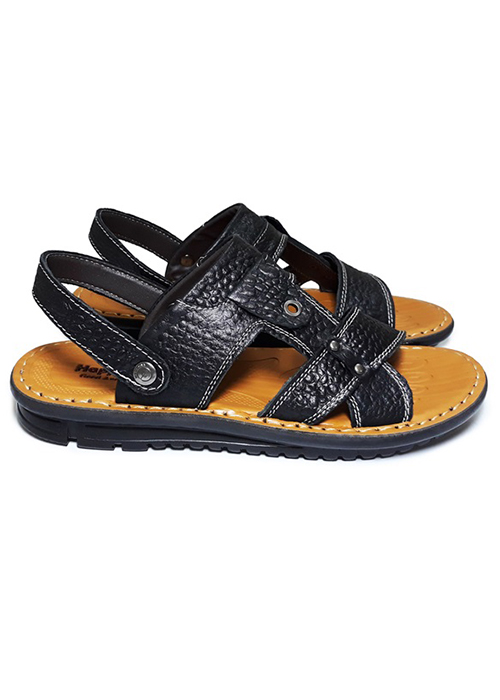 Giày Sandal Nam Da Bò Vân Cá Sấu HappyShoes - HP01