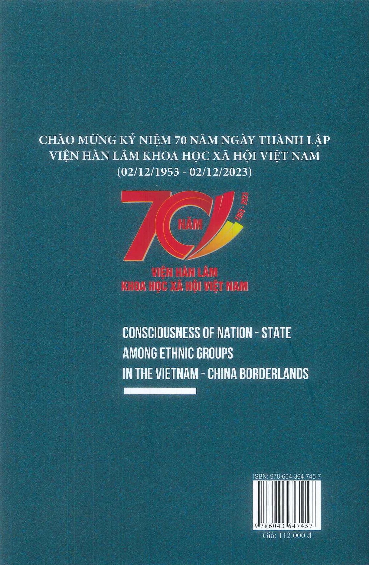 Ý Thức Quốc Gia - Dân Tộc Ở Các Dân Tộc Vùng Biên Giới Việt Nam - Trung Quốc (Sách chuyên khảo) - Nguyễn Thị Thanh Bình, Vương Xuân Tình (Đồng chủ biên)