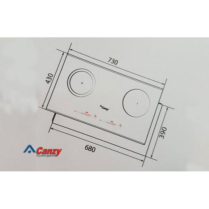 Bếp điện từ/ bếp từ đôi INVERTER Canzy CZ930